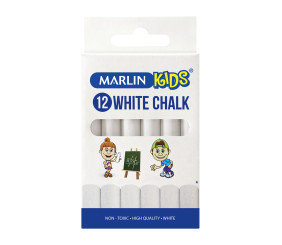 Marlin Kids White Chalk 12s