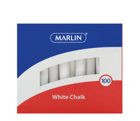 Marlin White Chalk Box of 100