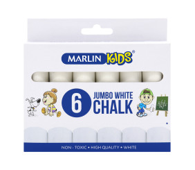 Marlin Kids White Chalk Jumbo 6s