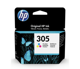 Hp #305 Tri-Colour Original Ink Cartridge For Hp Deskjet 2320/2710/2720/4120 (Yield 100 Pages)