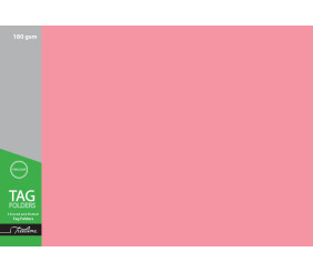 Treeline Manilla Tag Folders Pack of 100 Pink