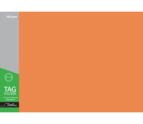 Treeline Manilla Tag Folders Pack of 100 Orange