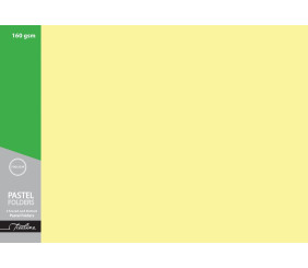 Treeline Manilla Tag Folders Pack of 100 Pastel Yellow