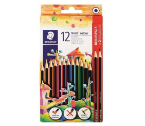Staedtler Noris Club 12 Colour Pencils + 2 HB Bonus Pack