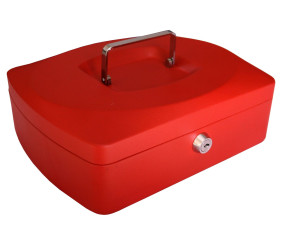 Croxley 10 Inch Cash Box Red Each