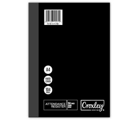 Croxley Attendance Register 104 Folio Quarter Bound A4 