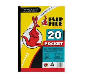 Flip File A4 20 Pocket 
