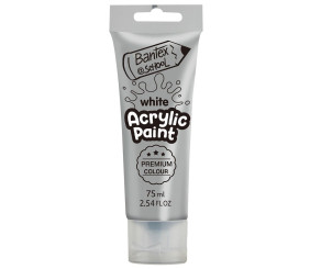 Bantex Acrylic Paint 75ml White