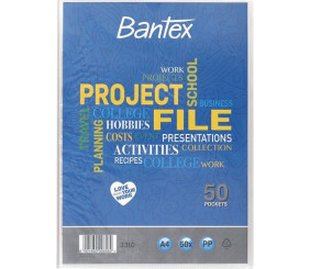 Bantex Project File A4 50 Pocket 