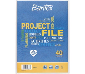 Bantex Project File A4 40 Pocket 