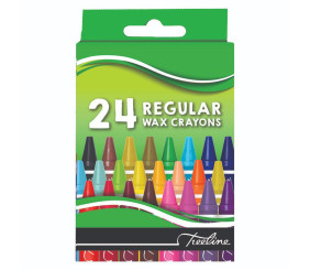 Treeline Regular Wax Crayons 24 Piece