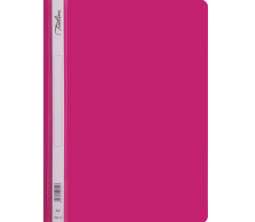 Treeline Quotation Folder Pvc Clear Front Pink
