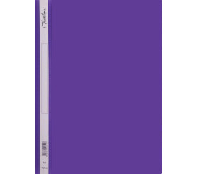 Treeline Quotation Folder Pvc Clear Front Purple