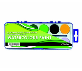 Treeline Watercolour Paint Set - 12 Colours with Brush