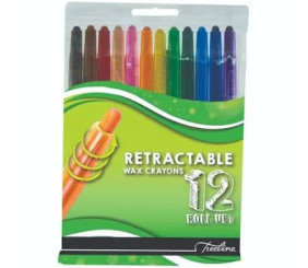 Treeline Retractable Wax Crayons Set Of 12