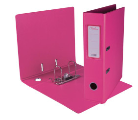 Treeline A4 Lever Arch File Pvc 70mm Hot Pink