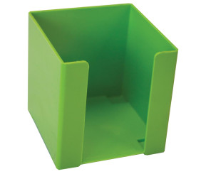 Treeline Memo Cube Holder 100MMx100MM Lime Green