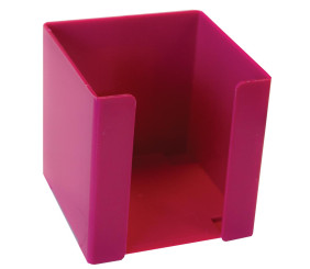 Treeline Memo Cube Holder 100MMx100MM Hot Pink