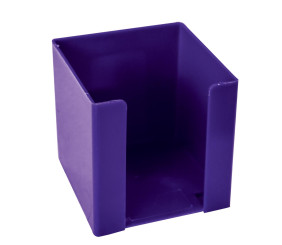 Treeline Memo Cube Holder 100MMx100MM Electric Purple