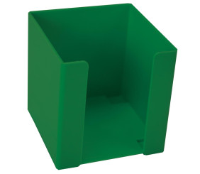 Treeline Memo Cube Holder 100MMx100MM Green