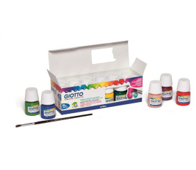 Giotto Paint Pots Brush - 12x 25ml Box