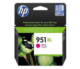 Hp 951Xl High Yield Magenta Ink Cartridge For Officejet Pro 8100 Eprinter Series & 8600 (1500 Page Yield)