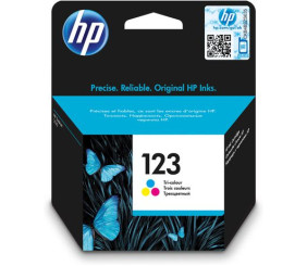 Hp 123 Tri-Colour Ink Cartridge For  Deskjet 2130 ( 120 Page Yield )