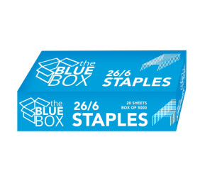 Staples the Blue Box 26/6