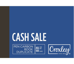 Croxley JD16CS Pen Carbon Cash Sale A6L 100Pg 