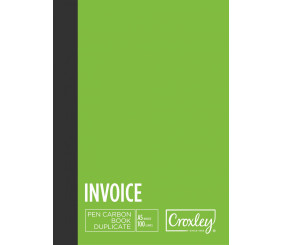 Croxley JD22BO Pen Carbon Invoice Dupl. A5 100Pg 