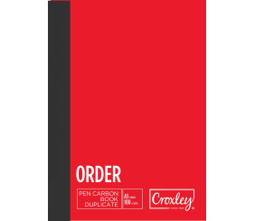 Croxley JD22PS Pen Carbon Purchase Order Dupl. A5 100Pg 