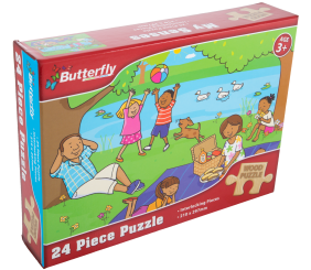Butterfly 24 Piece Puzzle My Senses