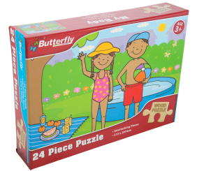 Butterfly 24 Piece Puzzle My Body
