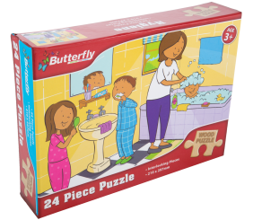 Butterfly 24 Piece Puzzle Hygiene
