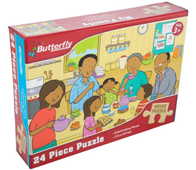 Butterfly 24 Piece Puzzle My Family