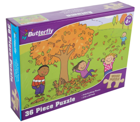 Butterfly 36 Piece Puzzle Autumn