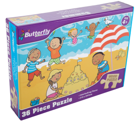 Butterfly 36 Piece Puzzle Summer