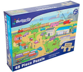 Butterfly 48 Piece Puzzle Asst